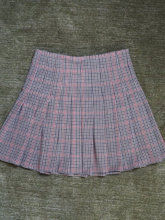 Brandy Melville Dresses & Skirts - Brandy Melville plaid mini ruffle skirt